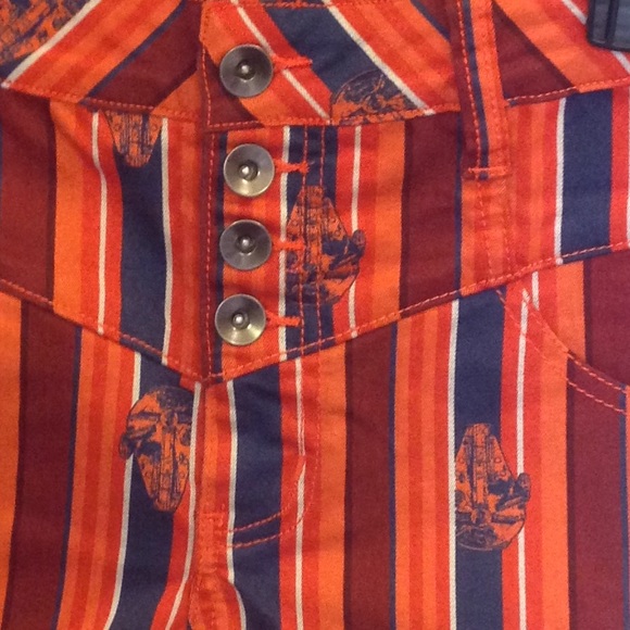 Her Universe Star Wars Solo striped shorts Sz.9 - Picture 2 of 6